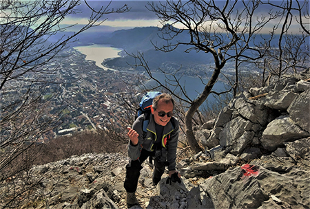 Monte San Martino (1080 m) ad anello da Rancio (Lecco)– 21febb22- FOTOGALLERY